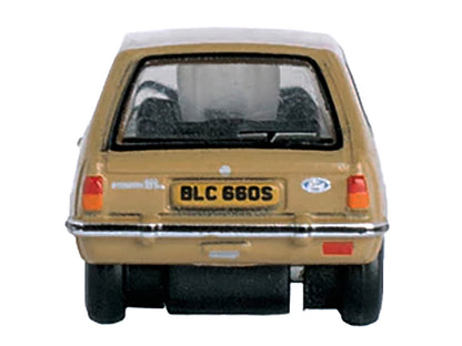 Ford Fiesta Mk1 RHD (Right Hand Drive) Nevada Beige 1/148 (N) Scale Diecast Model Car by Oxford Diecast by Oxford Diecast