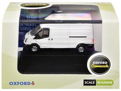 2006 Ford Transit LWB High Roof Van White 1/148 (N) Scale Diecast Model Car by Oxford Diecast by Oxford Diecast