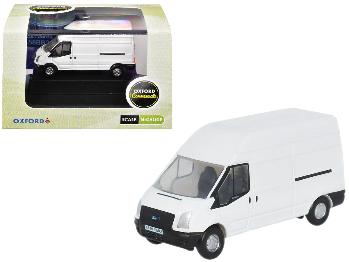 2006 Ford Transit LWB High Roof Van White 1/148 (N) Scale Diecast Model Car by Oxford Diecast by Oxford Diecast