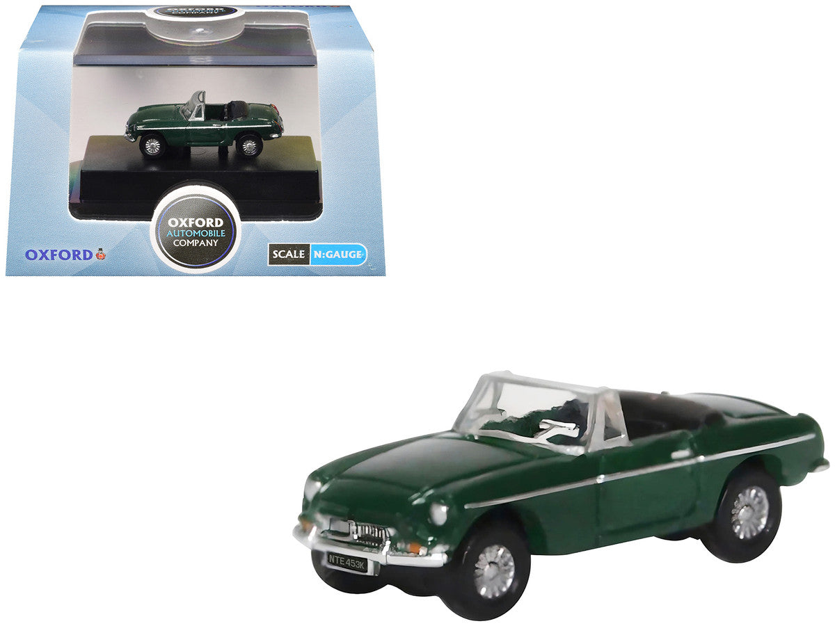 MG MGB Roadster RHD (Right Hand Drive) British Racing Green 1/148 (N) Scale Diecast Model Car by Oxford Diecast by Oxford Diecast