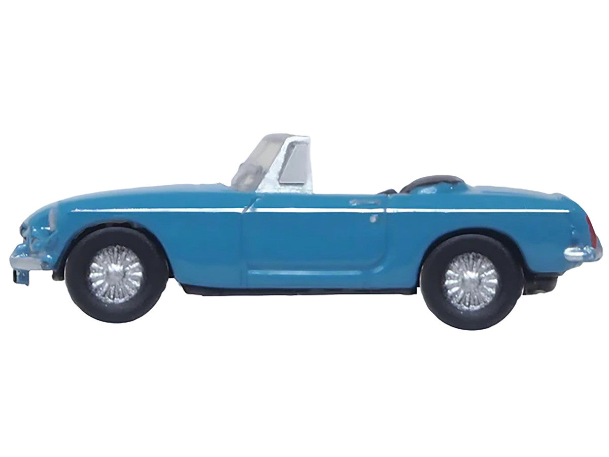 MG MGB Roadster RHD (Right Hand Drive) Iris Blue 1/148 (N) Scale Diecast Model Car by Oxford Diecast by Oxford Diecast
