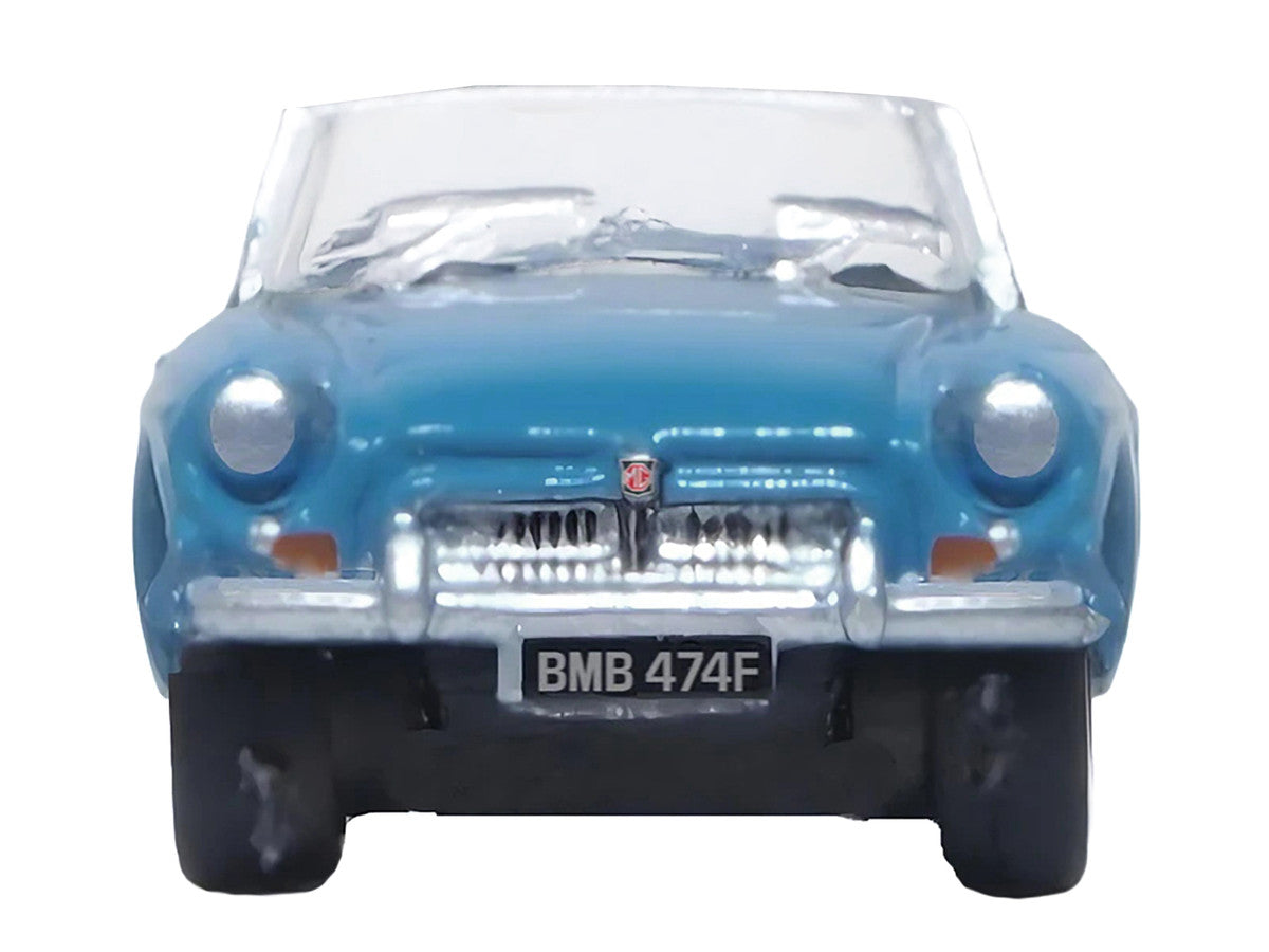 MG MGB Roadster RHD (Right Hand Drive) Iris Blue 1/148 (N) Scale Diecast Model Car by Oxford Diecast by Oxford Diecast