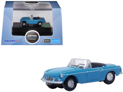 MG MGB Roadster RHD (Right Hand Drive) Iris Blue 1/148 (N) Scale Diecast Model Car by Oxford Diecast by Oxford Diecast