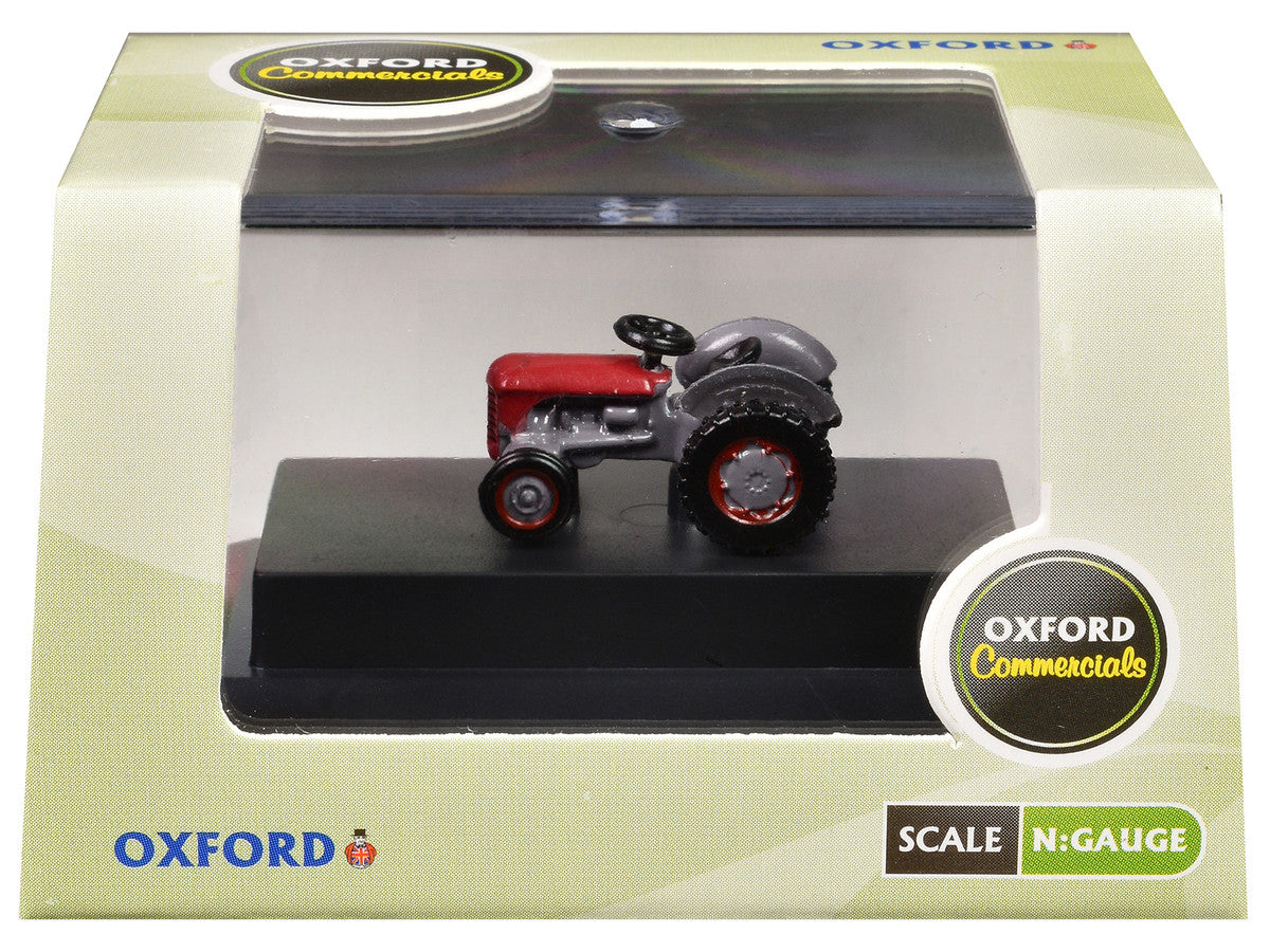 Ferguson Tractor Red and Gray 1/148 (N) Scale Diecast Model Car by Oxford Diecast by Oxford Diecast