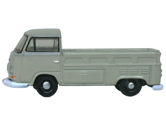 Volkswagen T2 Pickup Truck Light Gray 1/148 (N) Scale Diecast Model Car by Oxford Diecast by Oxford Diecast
