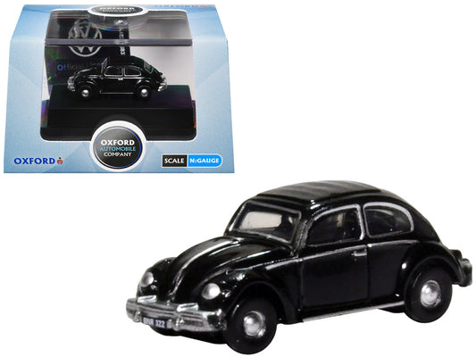 Volkswagen Beetle Black 1/148 (N) Scale Diecast Model Car by Oxford Diecast by Oxford Diecast