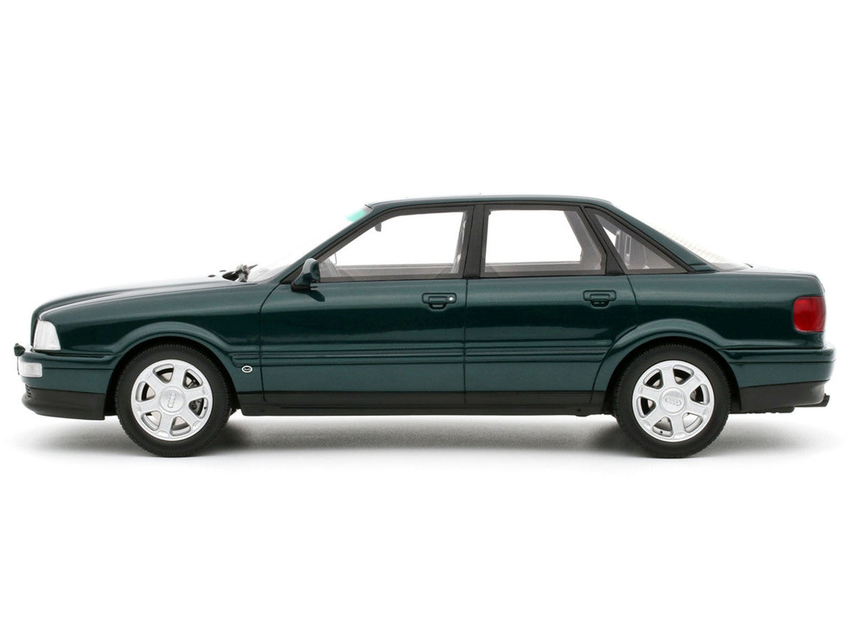 1993 Audi S2 Sedan Emerald Green Metallic Limited Edition to 2000 pieces Worldwide 1/18 Model Car by Otto Mobile by Otto Mobile