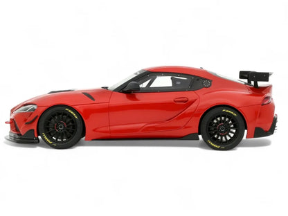 2023 Toyota Supra GT4 100 Edition Plasma Orange Metallic Limited Edition to 999 pieces Worldwide 1/18 Model Car by Otto Mobile by Otto Mobile