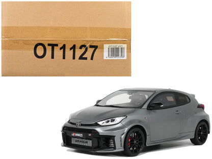 2024 Toyota GR Yaris Precious Metal Gray Metallic Limited Edition to 999 pieces Worldwide 1/18 Model Car by Otto Mobile by Otto Mobile