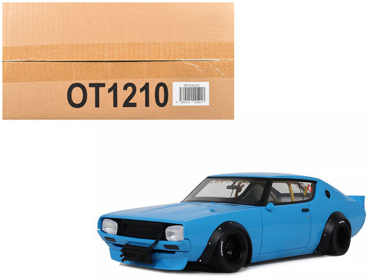 2024 Nissan Skyline 2000 GT-R (KPGC110) "LB-Works" RHD (Right Hand Drive) Blue Limited Edition to 999 pieces Worldwide 1/18 Model Car by Otto Mobile by Otto Mobile