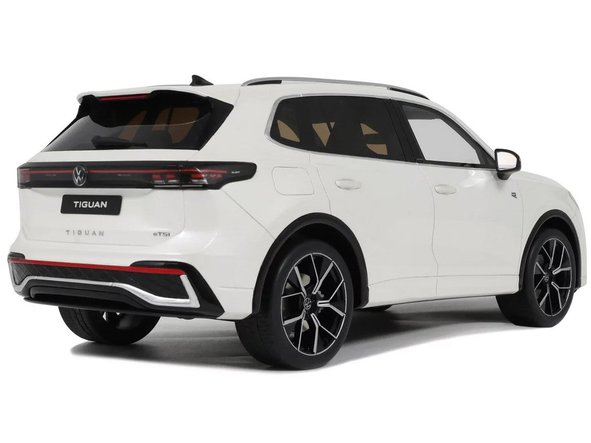 2024 Volkswagen Tiguan E Tsi R-Line Oryx White Pearl Limited Edition to 999 pieces Worldwide 1/18 Model Car by Otto Mobile by Otto Mobile