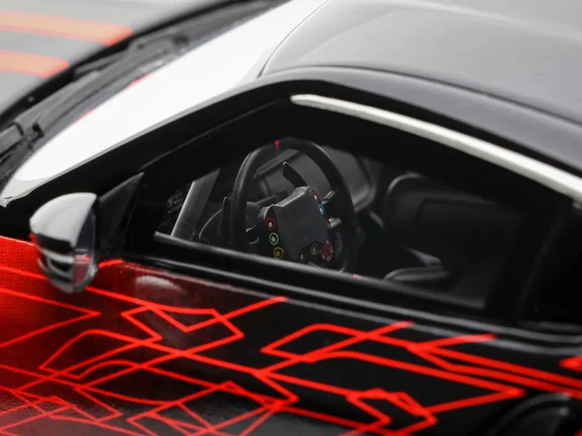 2022 Nissan Z GT4 #23 Black with Red Graphics "2022 SEMA Show" 1/18 Model Car by Otto Mobile by Otto Mobile