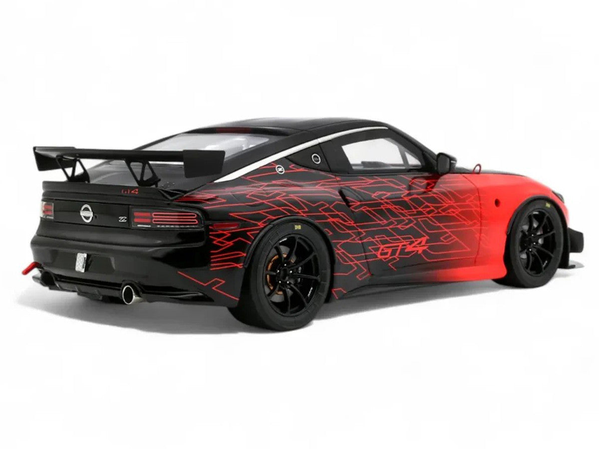 2022 Nissan Z GT4 #23 Black with Red Graphics "2022 SEMA Show" 1/18 Model Car by Otto Mobile by Otto Mobile