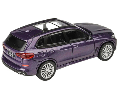 2018 BMW X5 Daytona Violet Metallic with Sunroof 1/64 Diecast Model Car by Paragon Models by Paragon