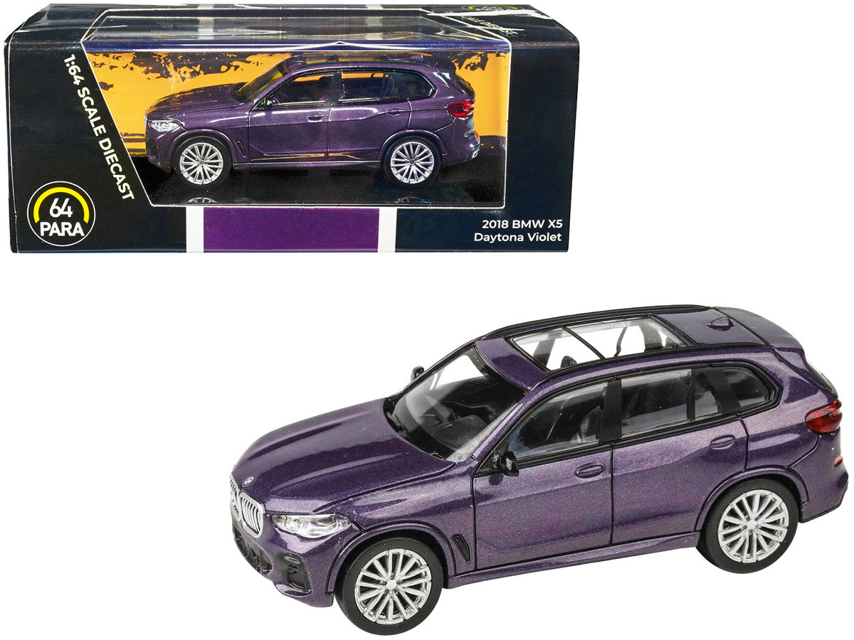 2018 BMW X5 Daytona Violet Metallic with Sunroof 1/64 Diecast Model Car by Paragon Models by Paragon