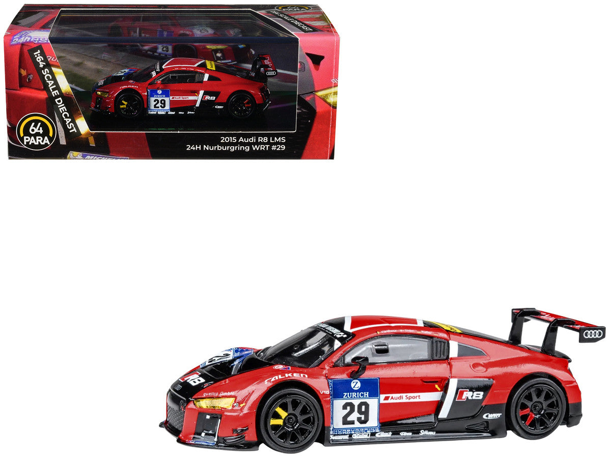 Audi R8 LMS #29 Nicki Thiim - Christer Jons - Pierre Kaffer "Audi Sport Team WRT" "24 Hours of Nurburgring" (2015) 1/64 Diecast Model Car by Paragon Models by Paragon
