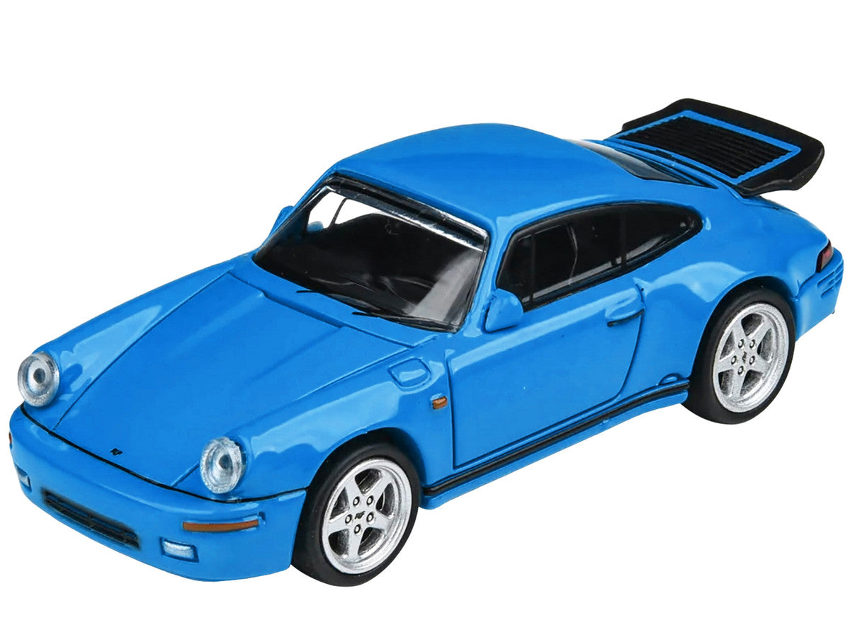 1987 RUF CTR Racing Blue 1/64 Diecast Model Car by Paragon Models by Paragon