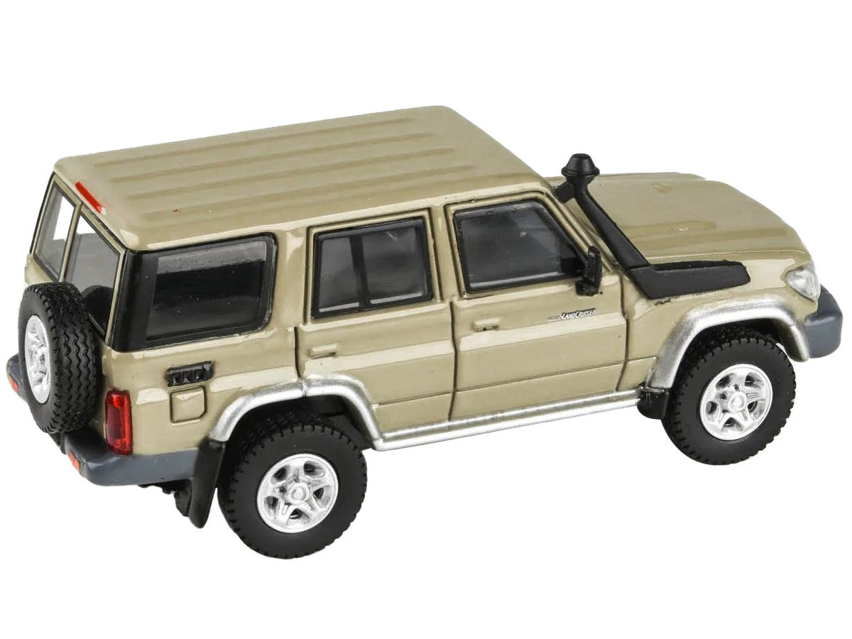 2014 Toyota Land Cruiser 76 Sandy Taupe Tan 1/64 Diecast Model Car by Paragon Models by Paragon