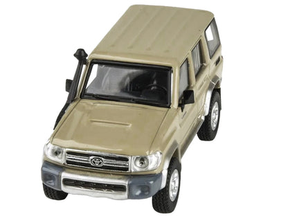 2014 Toyota Land Cruiser 76 Sandy Taupe Tan 1/64 Diecast Model Car by Paragon Models by Paragon