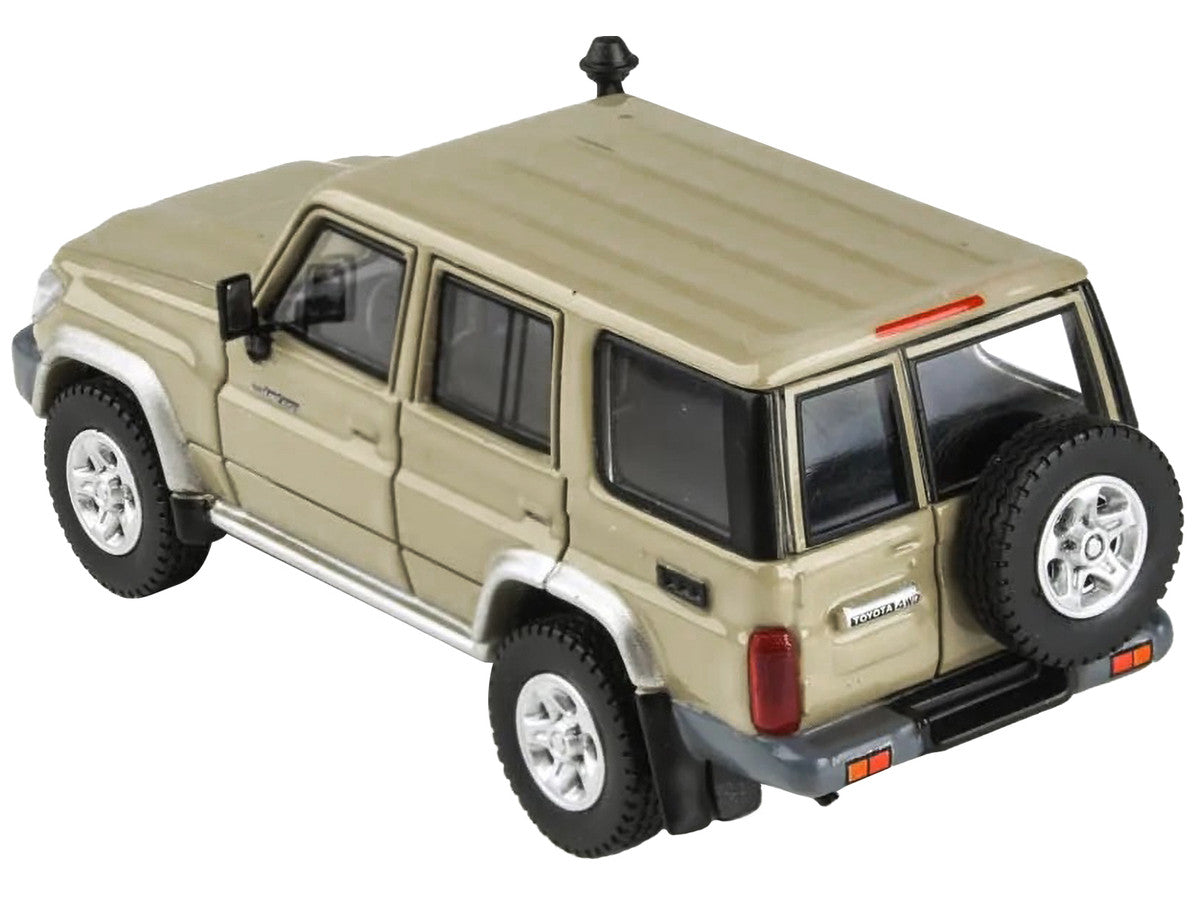 2014 Toyota Land Cruiser 76 Sandy Taupe Tan 1/64 Diecast Model Car by Paragon Models by Paragon