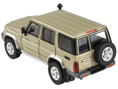 2014 Toyota Land Cruiser 76 Sandy Taupe Tan 1/64 Diecast Model Car by Paragon Models by Paragon