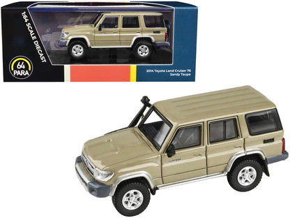 2014 Toyota Land Cruiser 76 Sandy Taupe Tan 1/64 Diecast Model Car by Paragon Models by Paragon