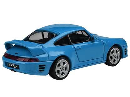 1995 RUF CTR2 Mexico Blue 1/64 Diecast Model Car by Paragon Models by Paragon