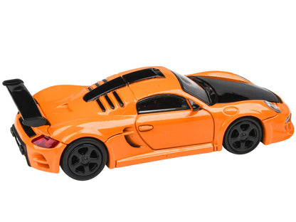 2012 RUF CTR3 Clubsport Orange with Black Hood 1/64 Diecast Model Car by Paragon Models by Paragon