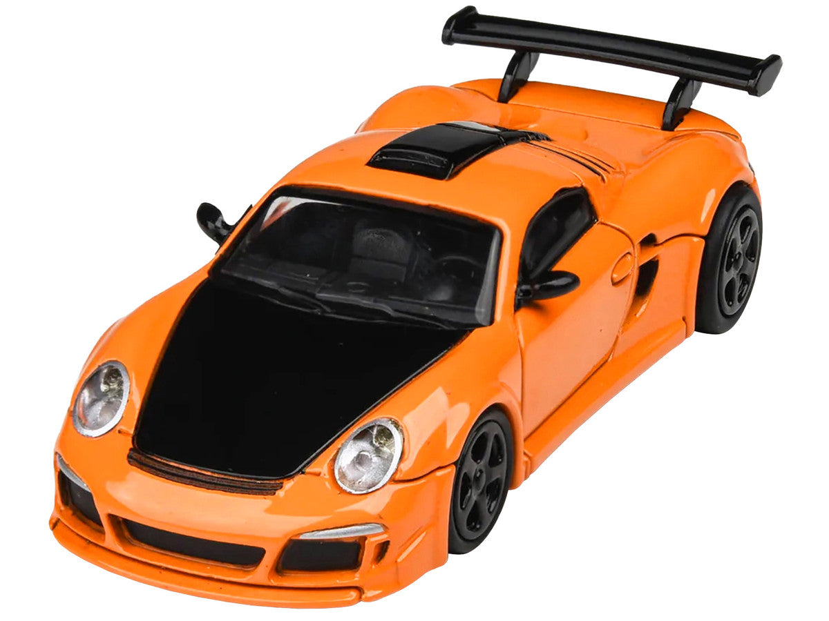 2012 RUF CTR3 Clubsport Orange with Black Hood 1/64 Diecast Model Car by Paragon Models by Paragon