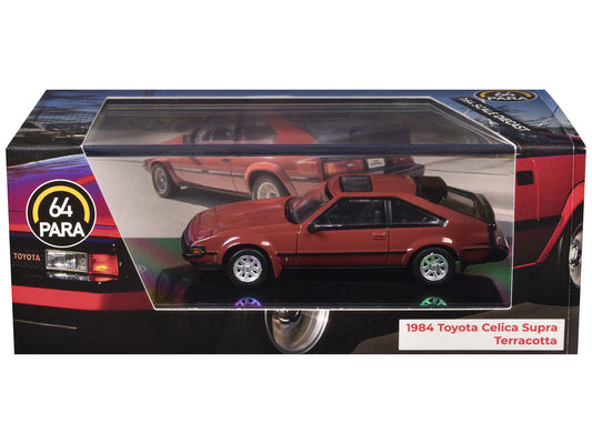 1984 Toyota Celica Supra Terracotta Red with Sunroof 1/64 Diecast Model Car by Paragon by Paragon