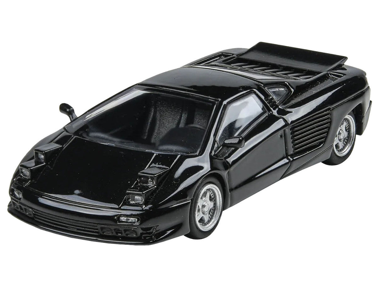 1991 Cizeta V16T Black 1/64 Diecast Model Car by Paragon Models by Paragon