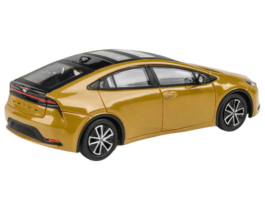2023 Toyota Prius Maximum Yellow with Black Top and Sun Roof 1/64 Diecast Model Car by Paragon Models by Paragon