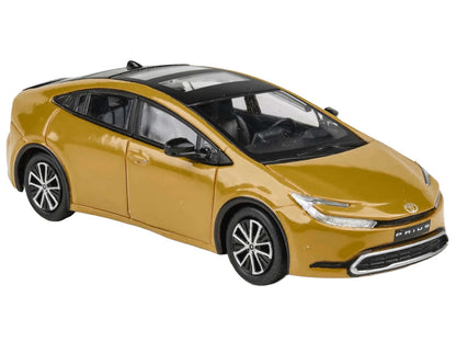 2023 Toyota Prius Maximum Yellow with Black Top and Sun Roof 1/64 Diecast Model Car by Paragon Models by Paragon