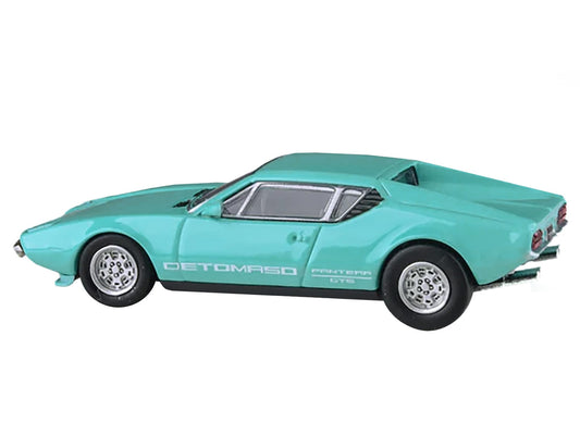 1972 De Tomaso Pantera Verde Aqua 1/64 Diecast Model Car by Paragon Models by Paragon