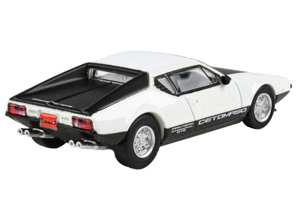 1972 De Tomaso Pantera White and Black 1/64 Diecast Model Car by Paragon Models by Paragon