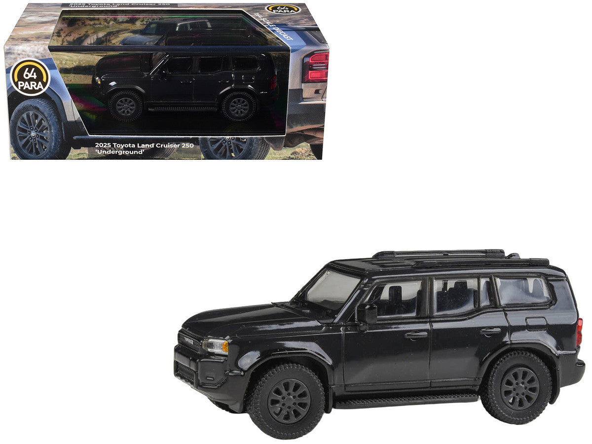 2025 Toyota Land Cruiser 250 "Underground" Black 1/64 Diecast Model Car by Paragon Models by Paragon