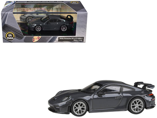 2025 Porsche 911 GT3 (992.2) Slate Gray 1/64 Diecast Model Car by Paragon Models by Paragon