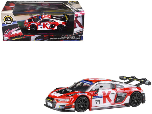 Audi R8 LMS GT3 EVO II #71 Arunas Geciauskas - Nicola Michelon - Tim Muller "Juta Racing" "12 Hours of Misano" (2025) 1/64 Diecast Model Car by Paragon Models by Paragon