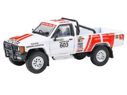 Toyota Hilux Pickup Truck #603 Kassie Coetzee - Richard Leeke Winner "Roof of Africa" (1993) 1/64 Diecast Model Car by Paragon Models by Paragon