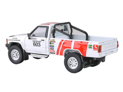 Toyota Hilux Pickup Truck #603 Kassie Coetzee - Richard Leeke Winner "Roof of Africa" (1993) 1/64 Diecast Model Car by Paragon Models by Paragon