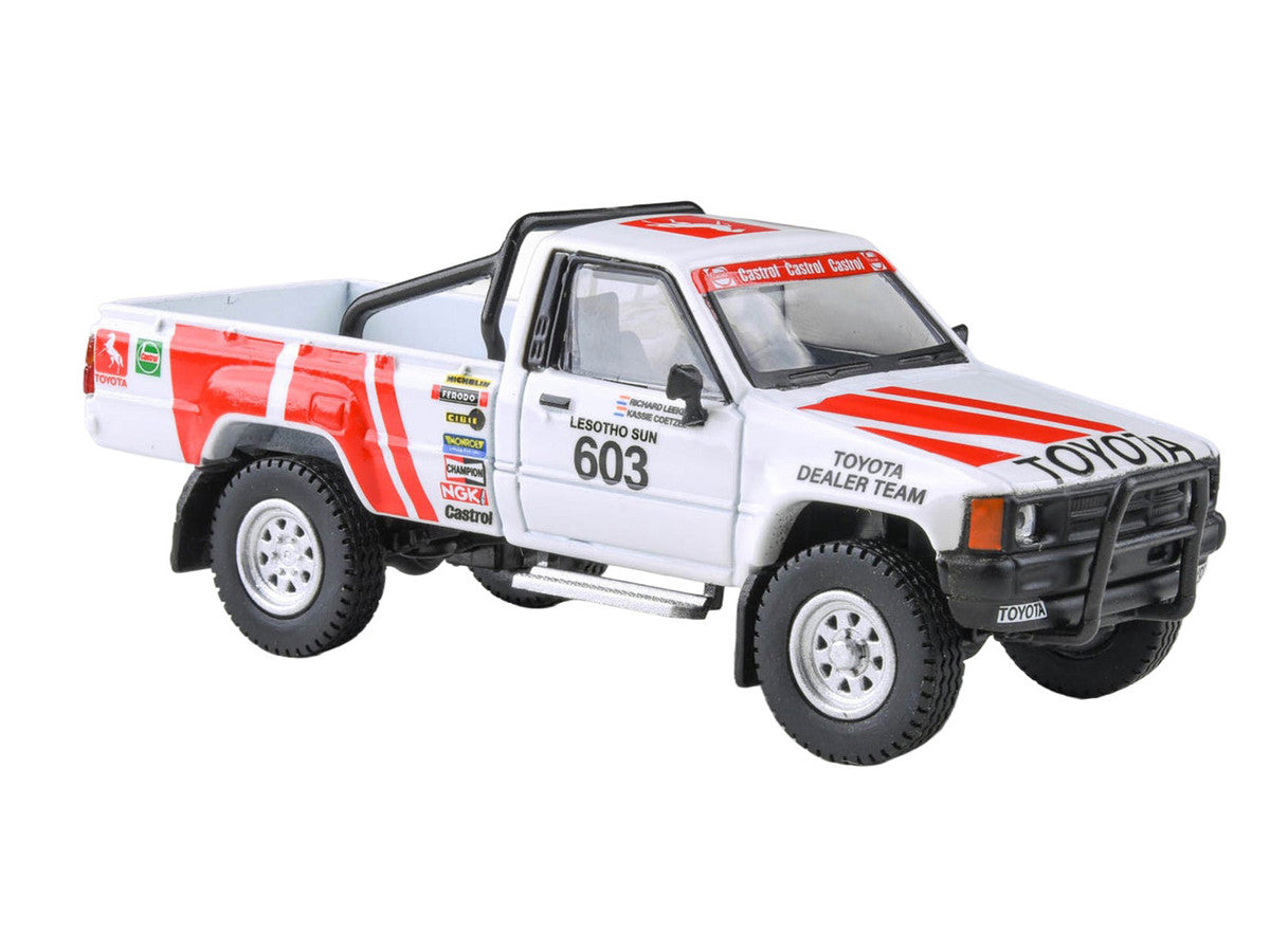 Toyota Hilux Pickup Truck #603 Kassie Coetzee - Richard Leeke Winner "Roof of Africa" (1993) 1/64 Diecast Model Car by Paragon Models by Paragon