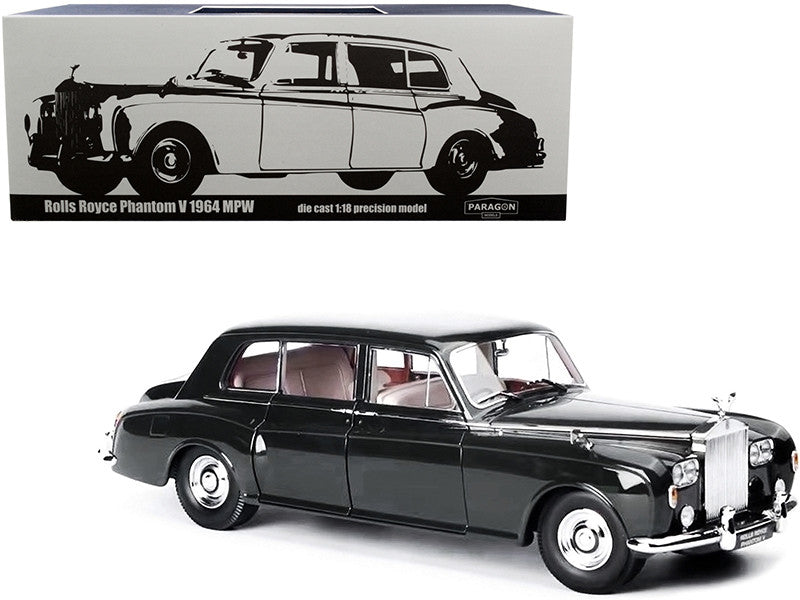 1964 Rolls Royce Phantom V Brewster Green 1/18 Diecast Model Car by Paragon by Paragon