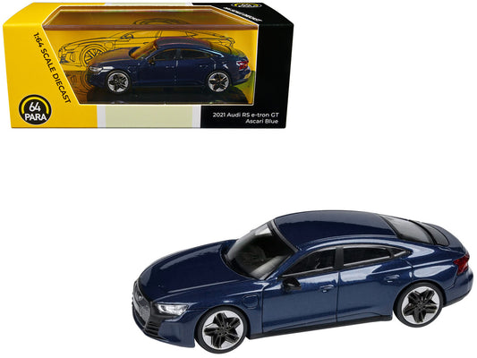 Audi E-tron GT RS Ascari Blue Metallic 1/64 Diecast Model Car by Paragon Models by Paragon