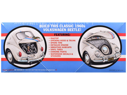 Skill 2 Model Kit Volkswagen Beetle Herbie "The Love Bug" (1969) Movie 1/25 Scale Model by Polar Lights by Polar Lights