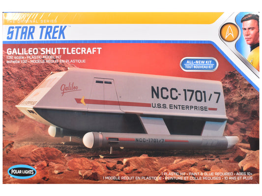 Skill 2 Model Kit Galileo Shuttlecraft "Star Trek: The Original Series" (1966-1968) TV Series 1/32 Scale Model by Polar Lights by Polar Lights
