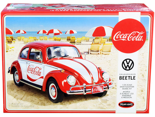 Skill 3 Snap Model Kit Volkswagen Beetle "Coca-Cola" 1/25 Scale Model by Polar Lights by Polar Lights