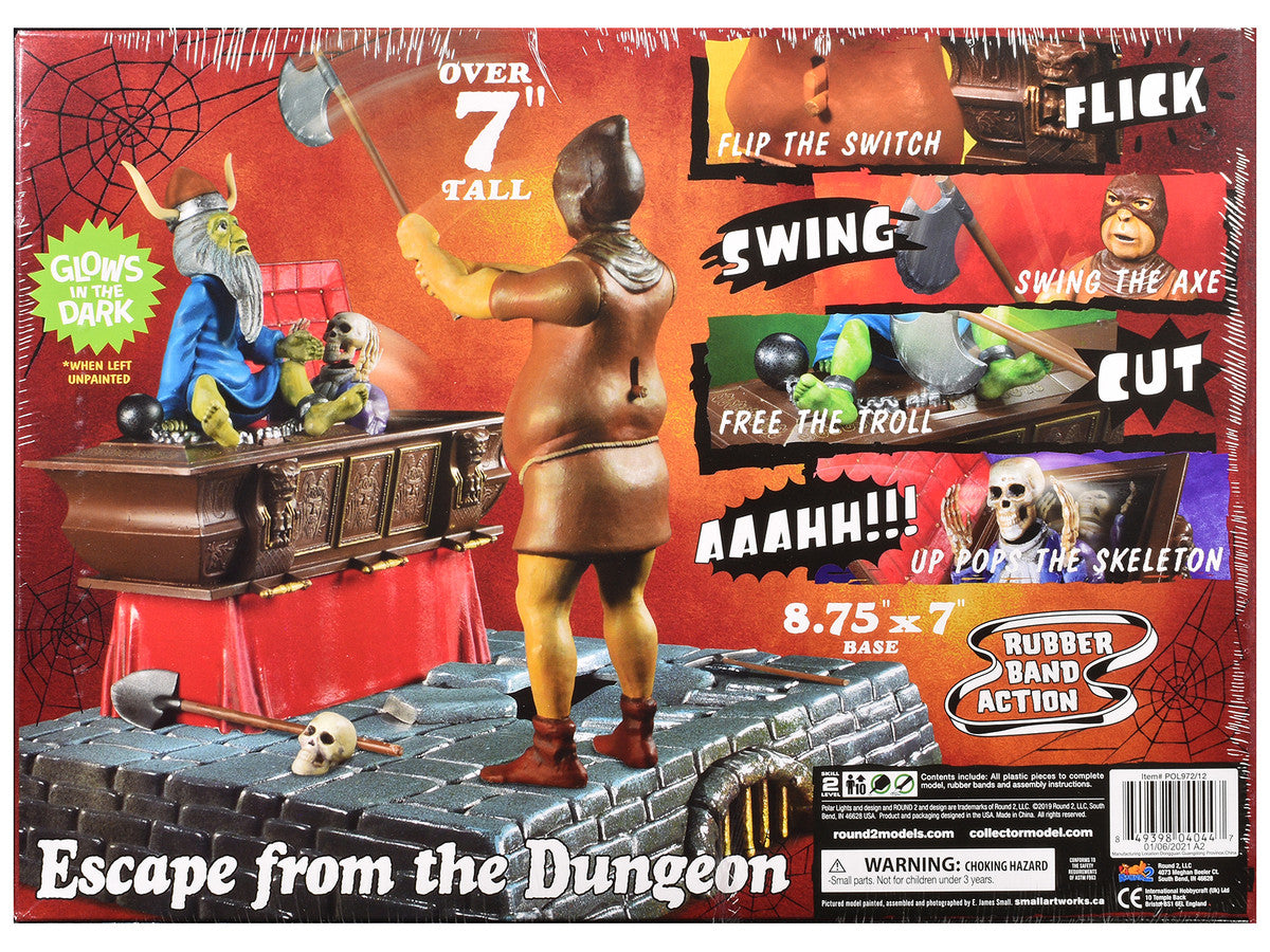 Skill 2 Model Kit Haunted Manor "Escape from the Dungeon" Diorama Set 1/12 Scale Model by Polar Lights by Polar Lights