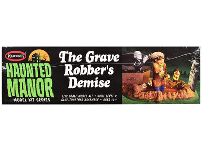 Skill 2 Model Kit Haunted Manor "The Grave Robber's Demise" Diorama Set 1/12 Scale Model by Polar Lights by Polar Lights