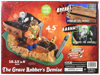 Skill 2 Model Kit Haunted Manor "The Grave Robber's Demise" Diorama Set 1/12 Scale Model by Polar Lights by Polar Lights