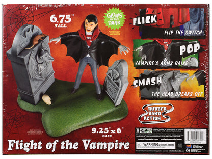 Skill 2 Model Kit Haunted Manor "Flight of the Vampire" Diorama Set 1/12 Scale Model by Polar Lights by Polar Lights